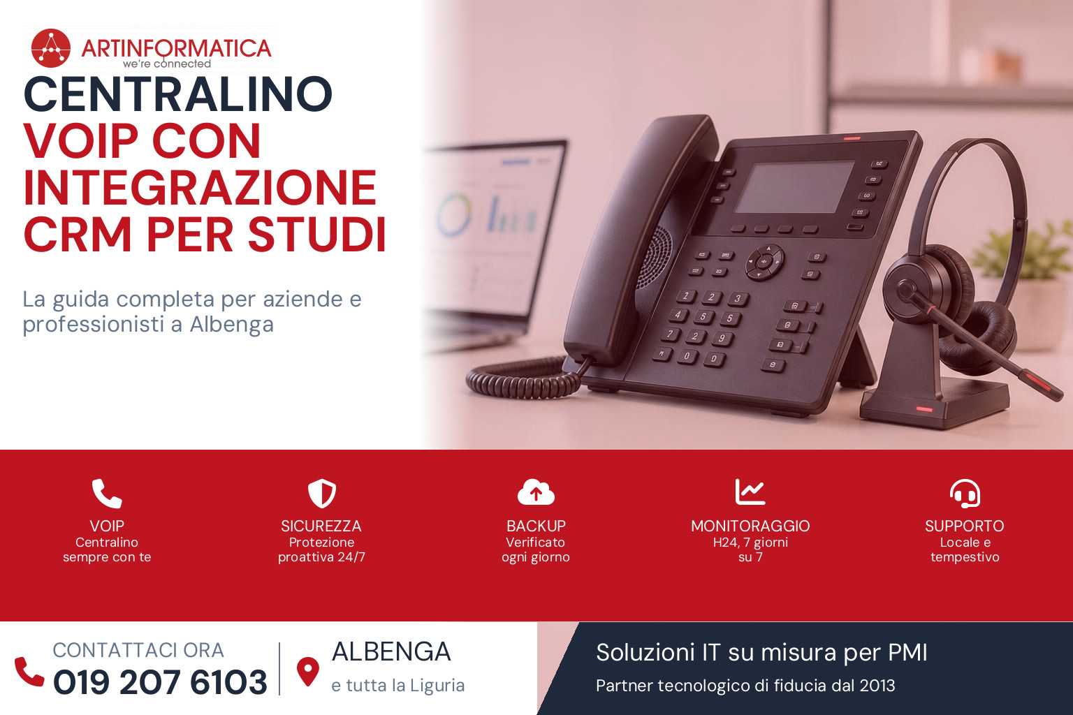 Centralino VoIP a Albenga — ArtInformatica