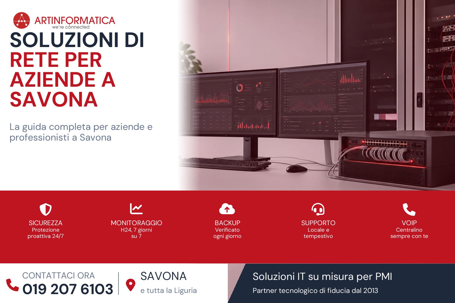 Soluzioni di rete per aziende a Savona — Savona