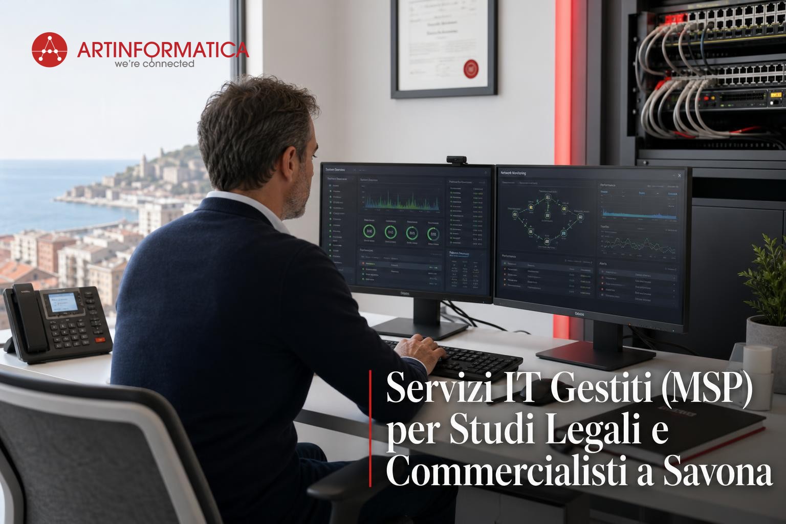 Servizi IT Gestiti (MSP) per Studi Legali e Commercialisti a Savona — Savona